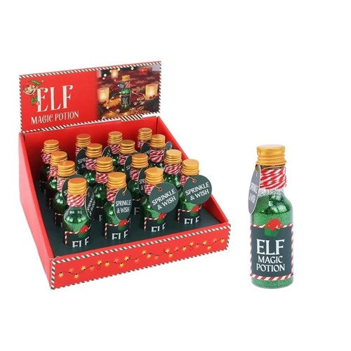 10cm elf magic dust potion Christmas decoration