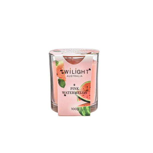 Small jar holding Pink Watrmelon scented wax