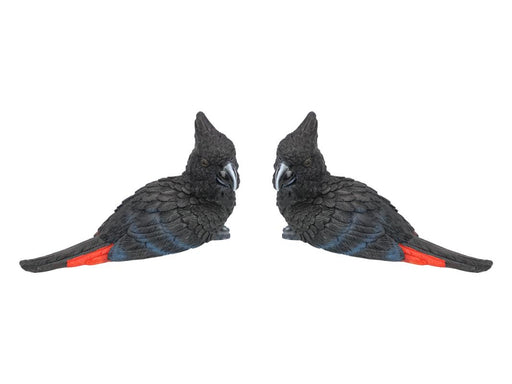 Black cockatoo figurine paperweight