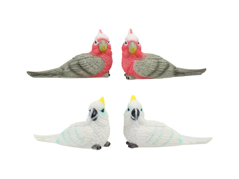 Cockatoo bird paperweight assorted