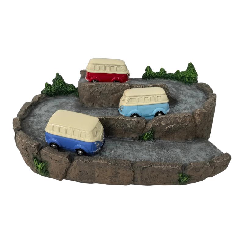 Assorted retro combi van ornament 6.5cm