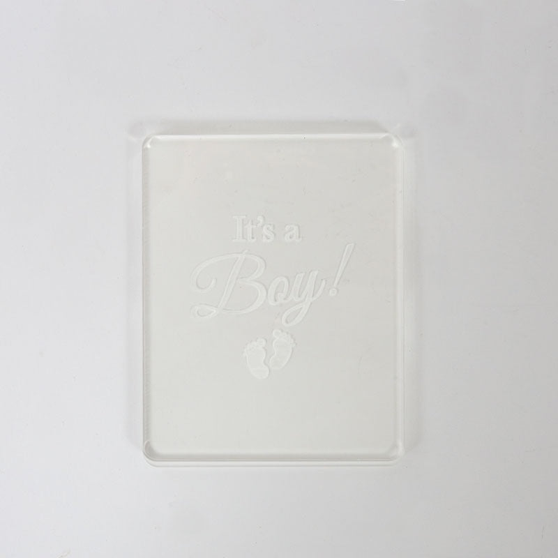 Coo Kie Embosser Stamp - Its A Boy image  4