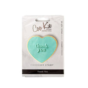 Thank You text embosser stamp – thumbnail