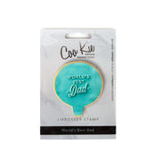 Coo Kie Embosser Stamp - Worlds Best Dad image  2 – thumbnail