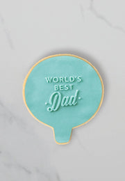 Coo Kie Embosser Stamp - Worlds Best Dad image  3 – thumbnail