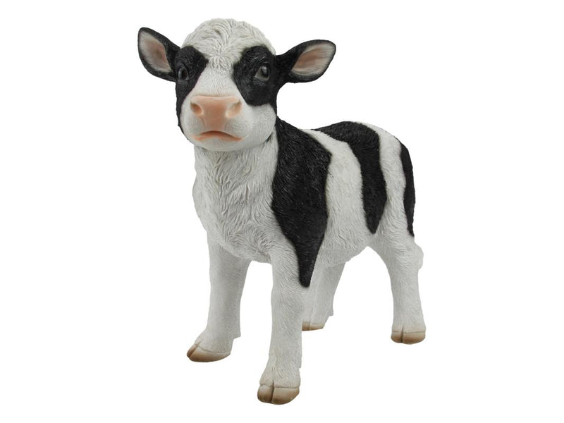 Realistic baby cow calf statue