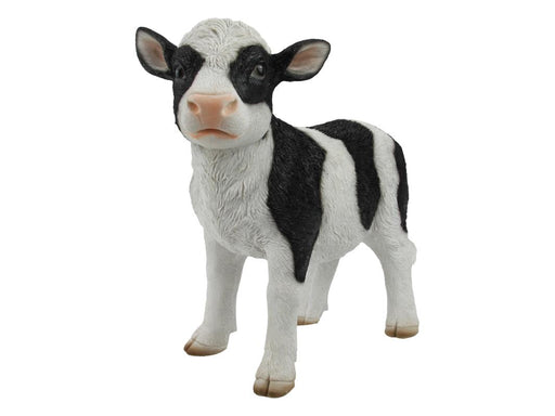 Realistic baby cow calf statue