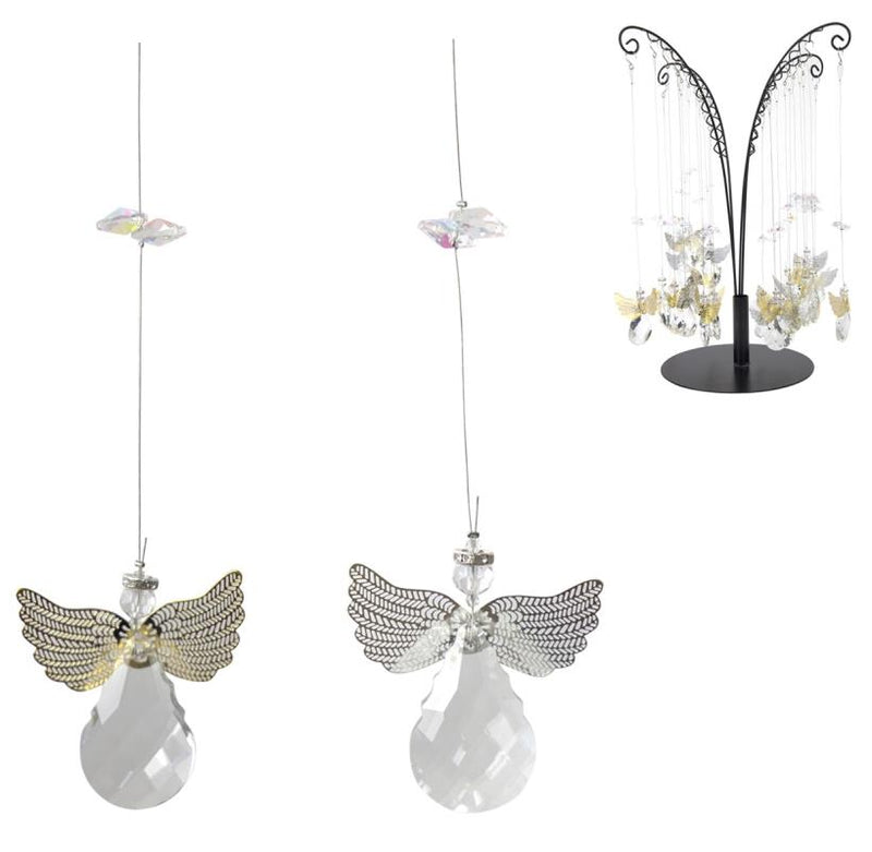 Angel Suncatcher Hanger 2 Assorted Crystal