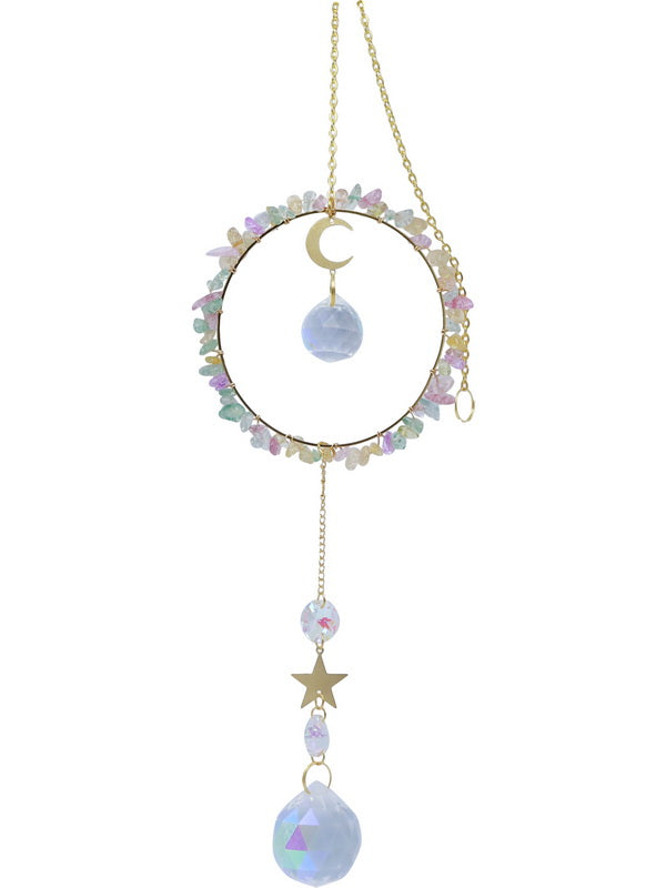 Crystal Suncatcher Rainbow Ring 40cm