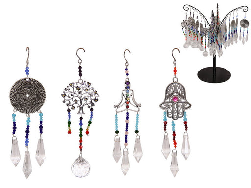 WELLNESS CRYSTAL SUNCATCHER 4 ASSTD