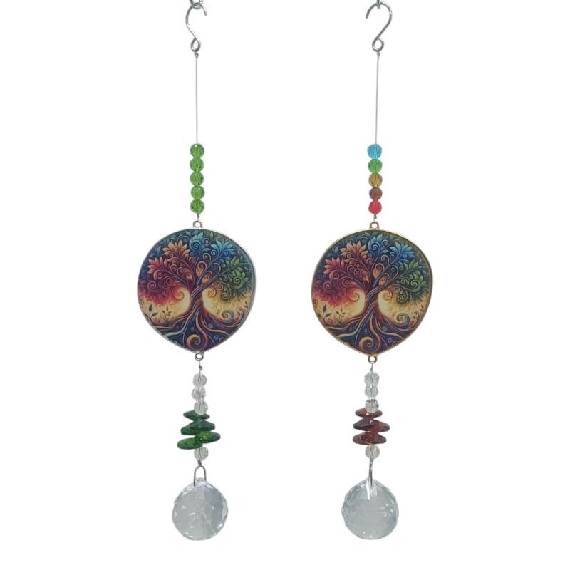 Tree of Life hanging suncatcher 28cm
