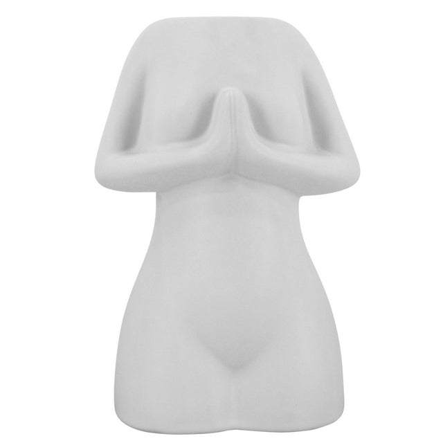 Curvaceous Vase White 16x25cm