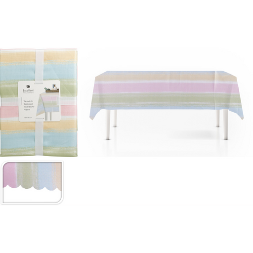 summer design tablecloth measuring 130 x 180cm