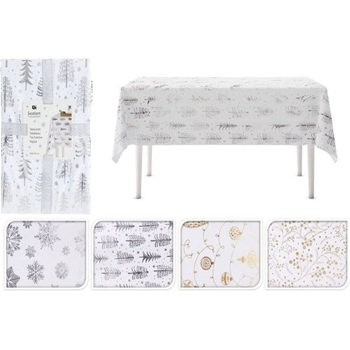 polyester tablecloth 145 x 220cm assorted designs