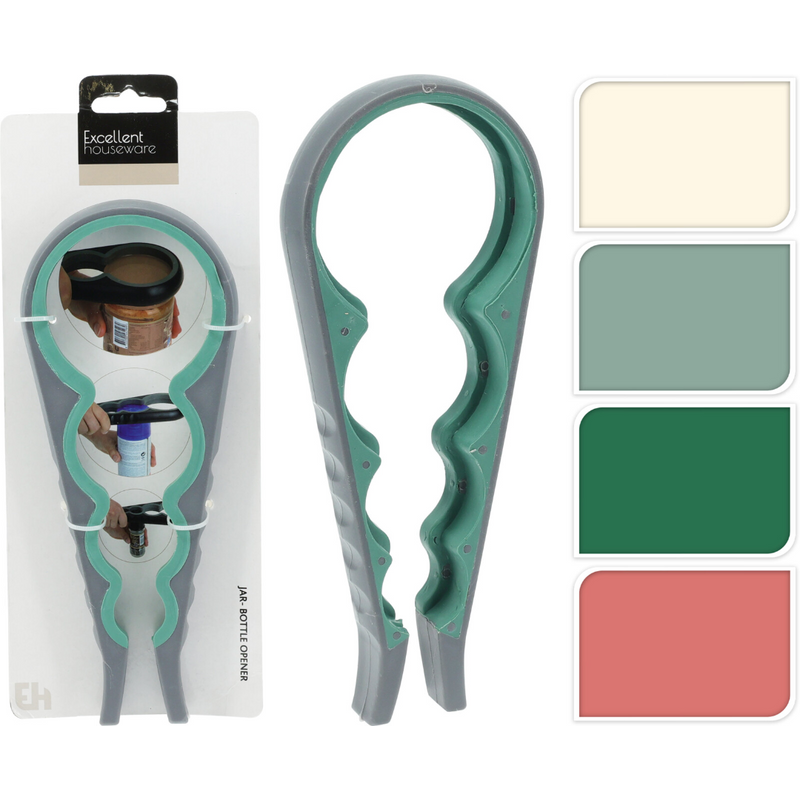 4 in 1 TPR opener in 4 assorted colours