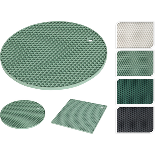 silicone trivet in 2 assorted styles