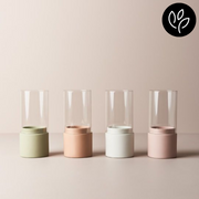 Ronis Candle Holder Lindic Nude 19cmhx8cmd – thumbnail
