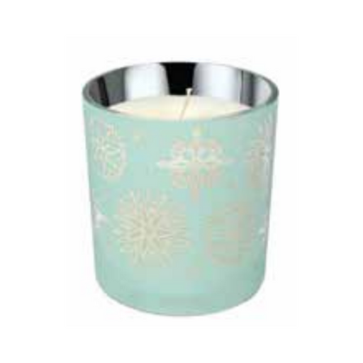 Ronis Candle Christmas Glass Electro Snowflake 210g