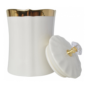 Ronis Canister White & Gold Set of 3 – thumbnail