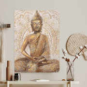 Ronis Canvas Colourful Buddha 60x80cm Assorted