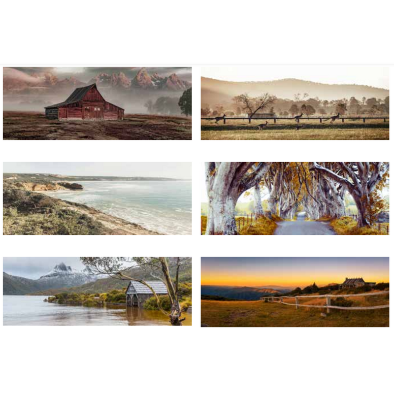 Ronis Canvas Country To Coast 60x150x2.5cm Assorted