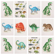 Ronis Canvas Jurassic Dinos 30x40cm Assorted