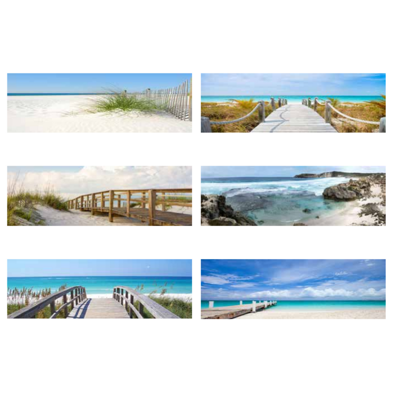 Ronis Canvas Mix Scenery Beach 40x120cm Assorted