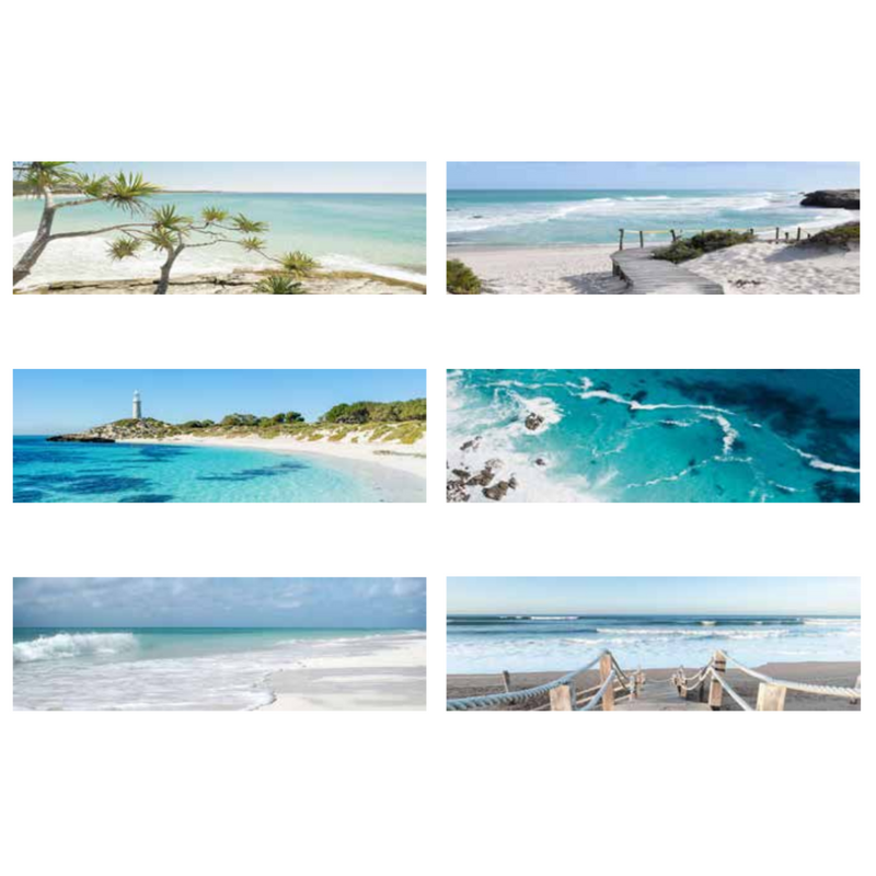 Ronis Canvas Shorelines 40x120cm Assorted