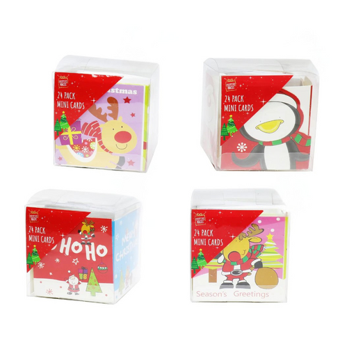 Ronis Cards Mini Square 24pk Assorted