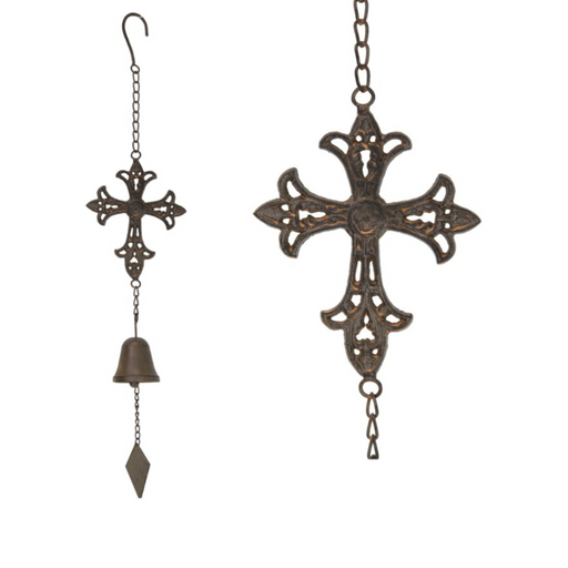 Ronis Cast Iron Cross with Bell 60cm