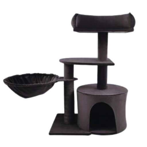 Cat Scratcher Carlton Condo Cat Tree Charcoal 50x35x68.5cm