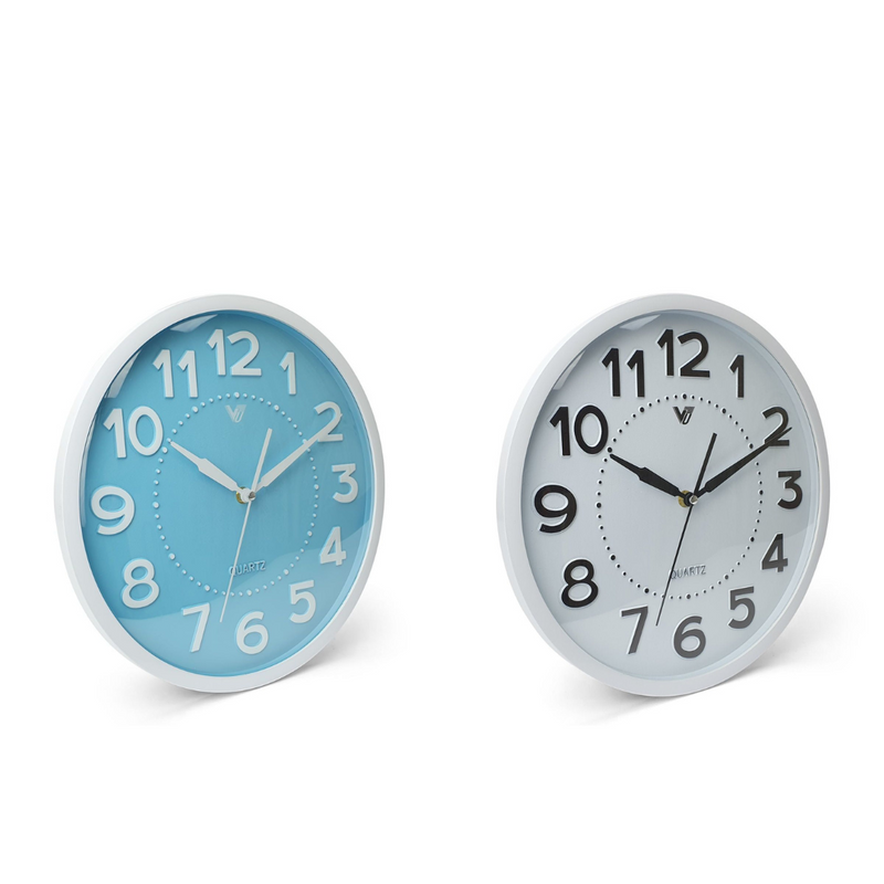 Ronis Cayden 3D Numbers Domed Wall Clock 30x30x2cm Assorted