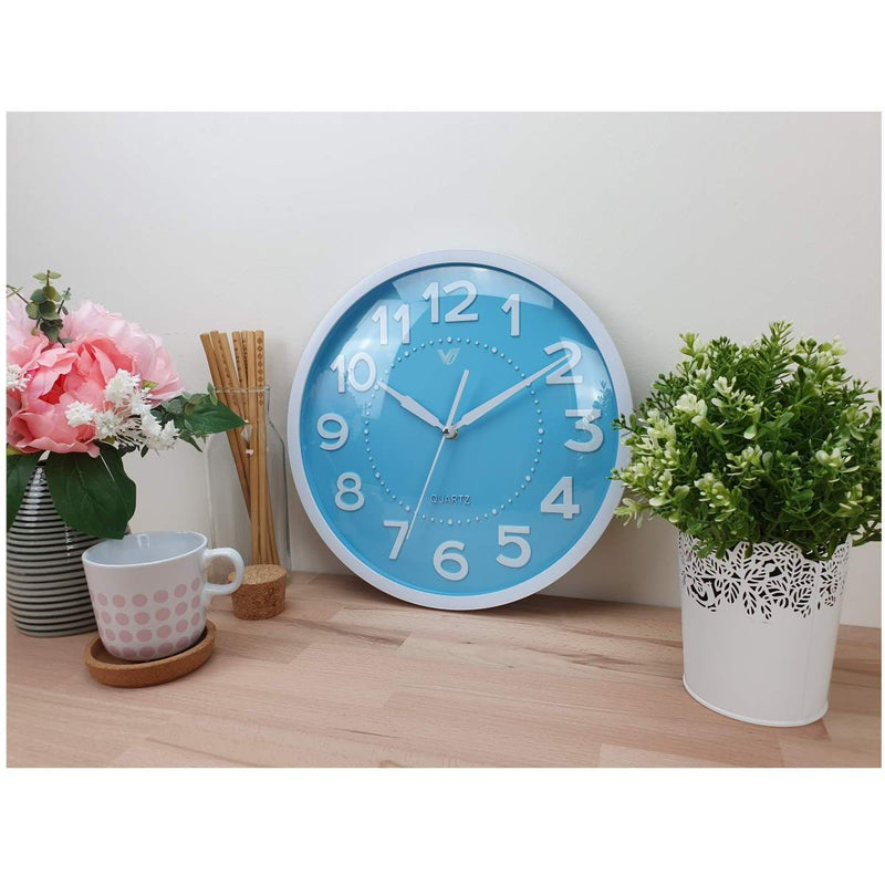 Ronis Cayden 3D Numbers Domed Wall Clock 30x30x2cm Assorted