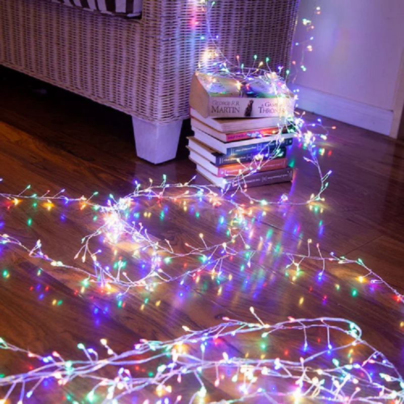 Centipede Lights 1000 LED Micro Beads on Copper Wire with 8 Lighting Functions