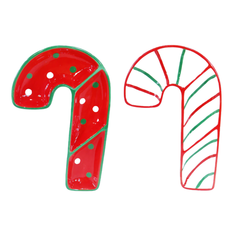 Ronis Ceramic Candycane Dish Assorted