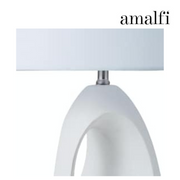 Ronis Ceramic Contour Table Lamp 40.5x40.5x71cm White – thumbnail