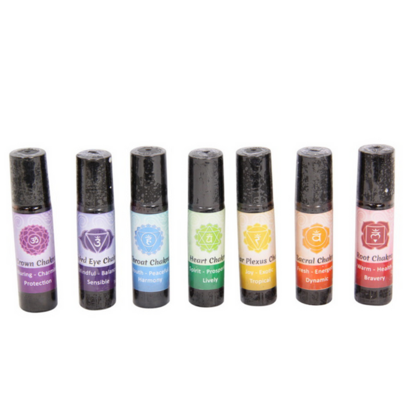 Ronis Chakra Roll with Essential Aromatherapy Oil 10ml Assorted