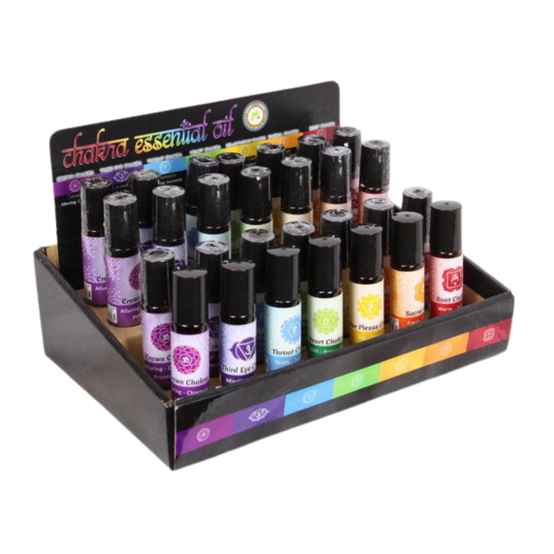 Ronis Chakra Roll with Essential Aromatherapy Oil 10ml Assorted