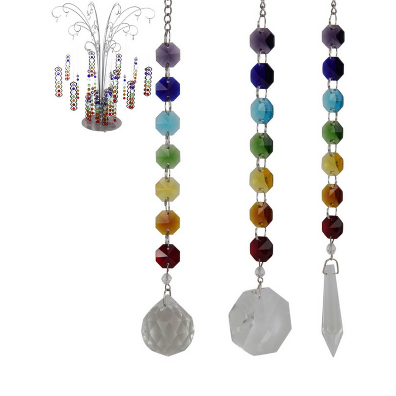 Ronis Chakra Suncatcher 25cm Assorted