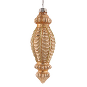 Ronis Champagne Antique Finish Glass Finial 13.7cm 2 Asstd – thumbnail
