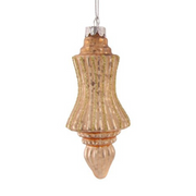 Ronis Champagne Antique Finish Glass Finial 13.7cm 2 Asstd – thumbnail