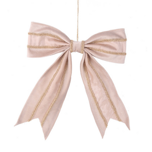 Ronis Champagne Velour Bow 21x25cm