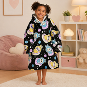 Snuggy Sherpa Hoodie Girls Printed 2 Assorted – thumbnail