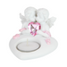 Ronis Cherub with Pink Heart Tealight Holder 10cm 2 Asstd