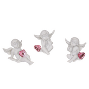 Ronis Cherub with Heart on Display 4cm Assorted
