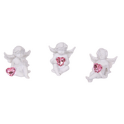 Ronis Cherub with Heart on Display 4cm Assorted