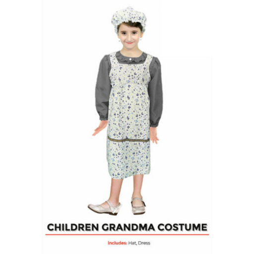 Ronis Children Grandma Costume Size 10-12