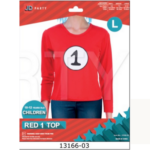 Ronis Children Red 1 Long Sleeve Top Large 10-12 yrs old