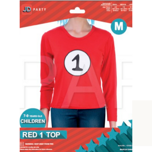Ronis Children Red 1 Long Sleeve Top Medium 7-9 yrs old