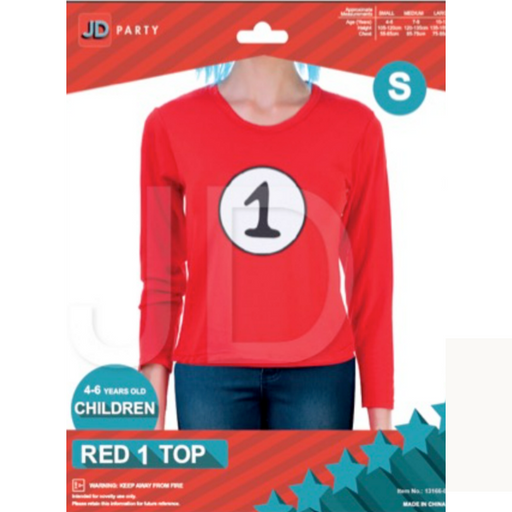 Ronis Children Red 1 Long Sleeve Top Small 4-6 yrs old